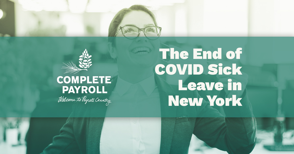 The End of COVID-19 Sick Leave in New York